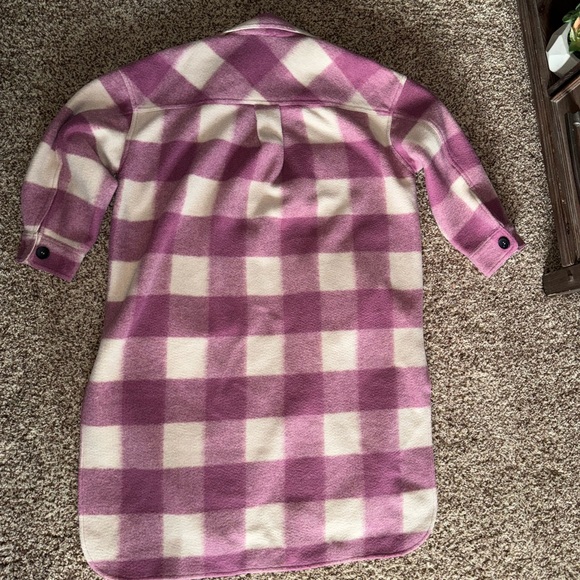 Pink Ripple Shacket M/L - Picture 3 of 5